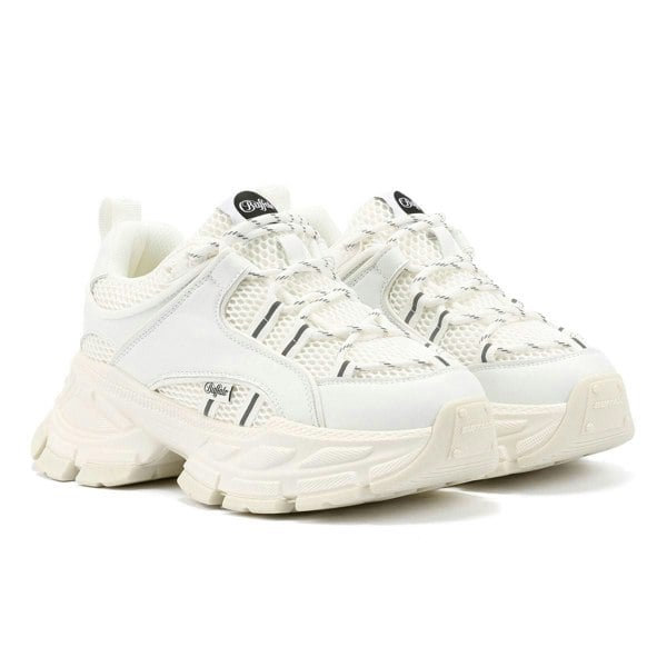 Buffalo Saturn Lace Women's White Trainers