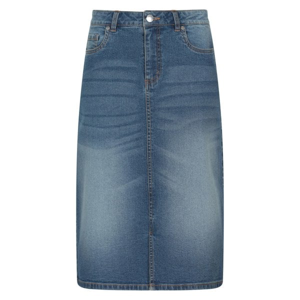 Mountain Warehouse Womens/Ladies Ash Denim A-line Skirt - Denim Blue