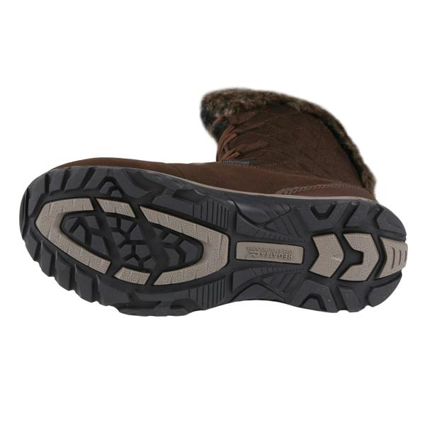 Regatta Great Outdoors Womens/Ladies Newley Faux Fur Trim Thermo Boots - Chestnut - 