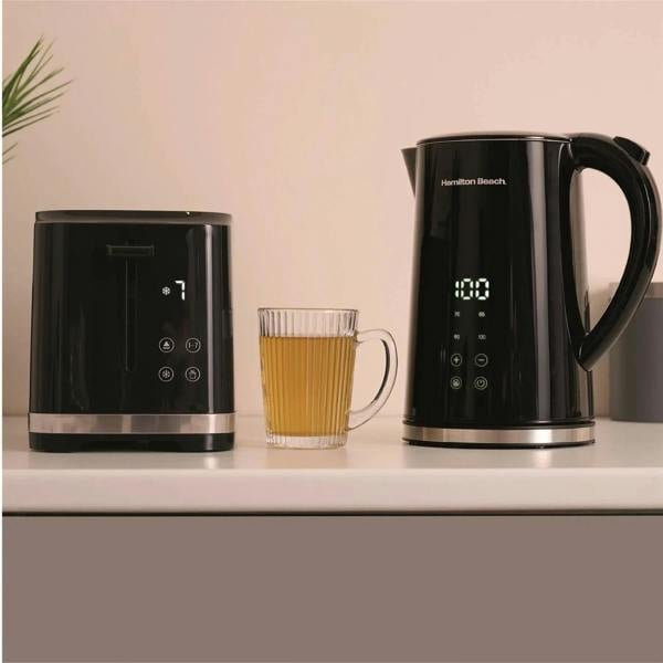 Hamilton Beach FlexiControl Kettle, Toaster & 20L Retro Microwave Set - Black - Hamilton Beach UK
