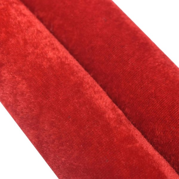 Berkfield Stanchion Stand Rope Red and Golden Velvet
