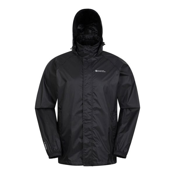 Mountain Warehouse Mens Pakka II Waterproof Jacket - Black