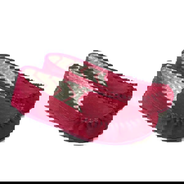 Eastern Counties Leather Womens/Ladies Ffion Suede Moccasins - Wine