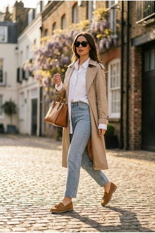 Camille Womens Suede Padlock Charm Loafers - Camel