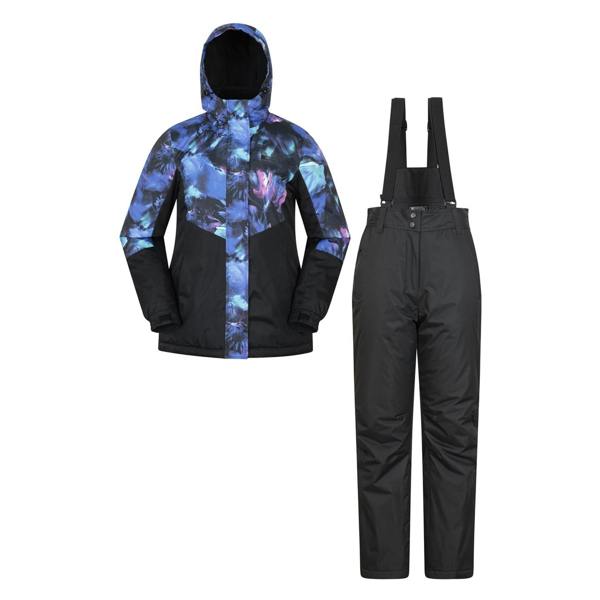 Mountain Warehouse Womens/Ladies Ski Jacket & Trousers Set - Bright Blue - 