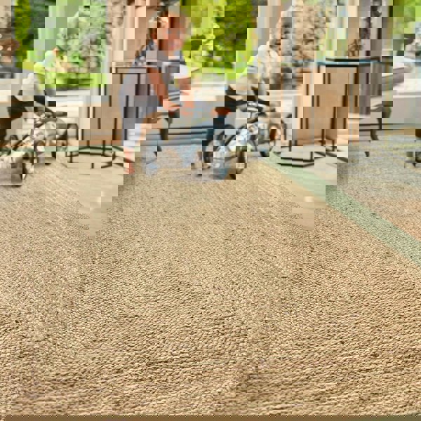 Origins Jute Border Sage Green