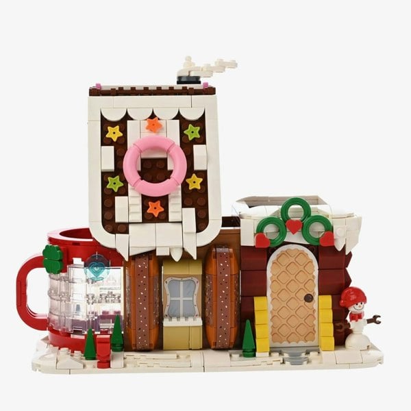 T. H. Baker Toy Shop Gingerbread House Brick Building Set Accessory XM15904
