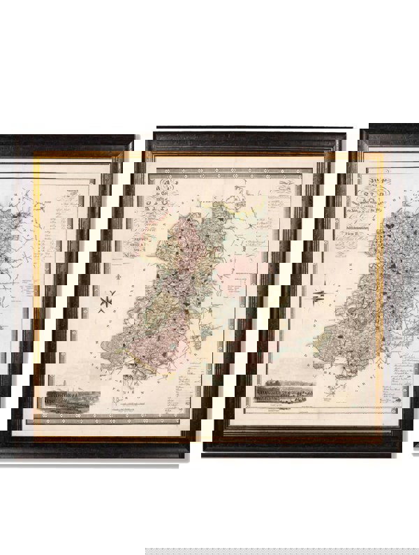 Exceptional Art c.1830 County Maps of England