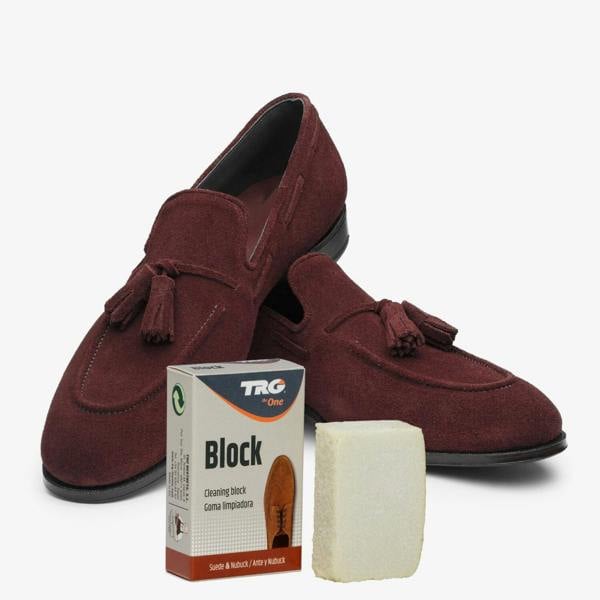 TRG Suede Cleaning Block - Effortless Stain Removal & Nap Restorer