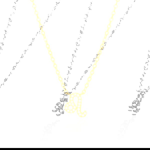 Luna Charles Blair Zodiac Symbol Necklace - 18K Gold Plated