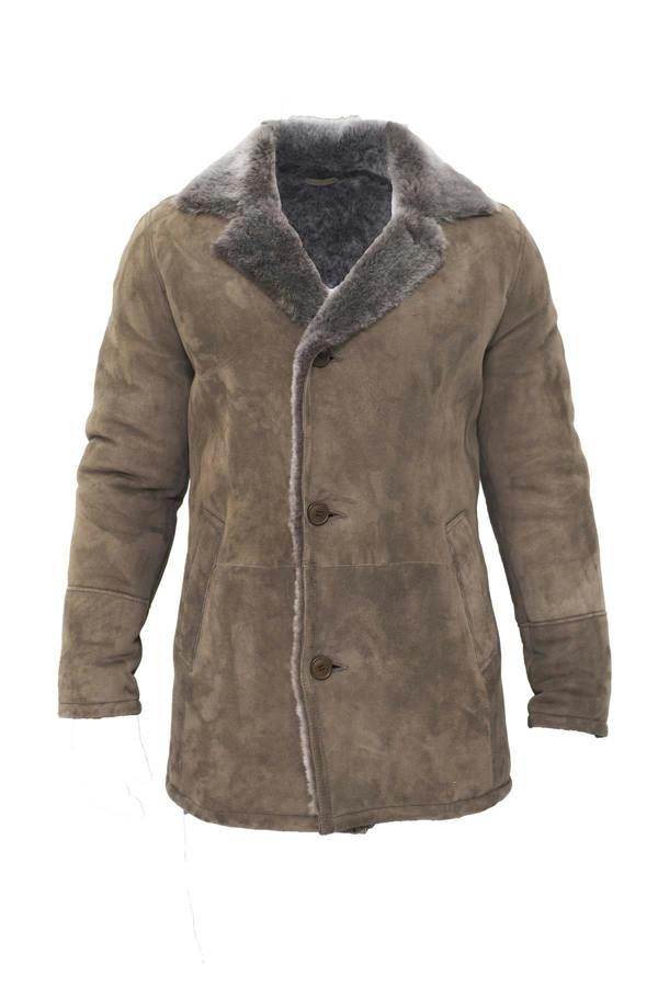 Infinity Leather Mens Sheepskin Classic Car Coat-Littlehampton
