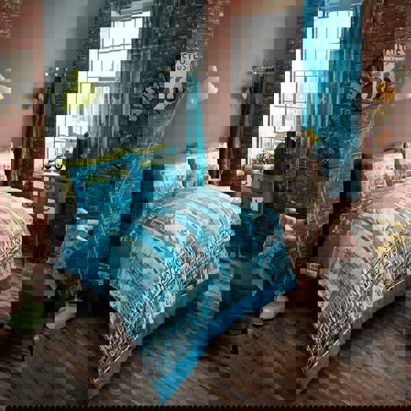 Smart Living Inspire Duvet Cover and Pillowcase Set - Teal