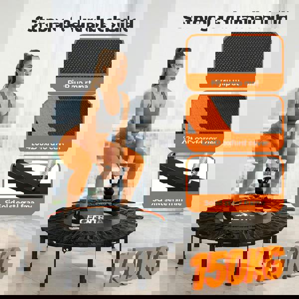 Centra Mini Fitness Trampoline Bounce 48'' Gym Rebounder Kids Exercise Bouncer