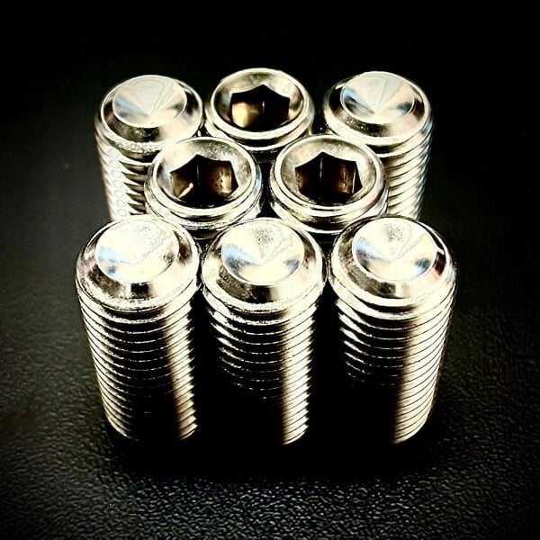 Fixaball M16 Grub Socket Set Screw Cup End A2 Stainless