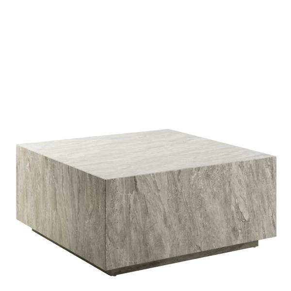 Wyld Haus Munkebo Grey Marble Square Coffee Table