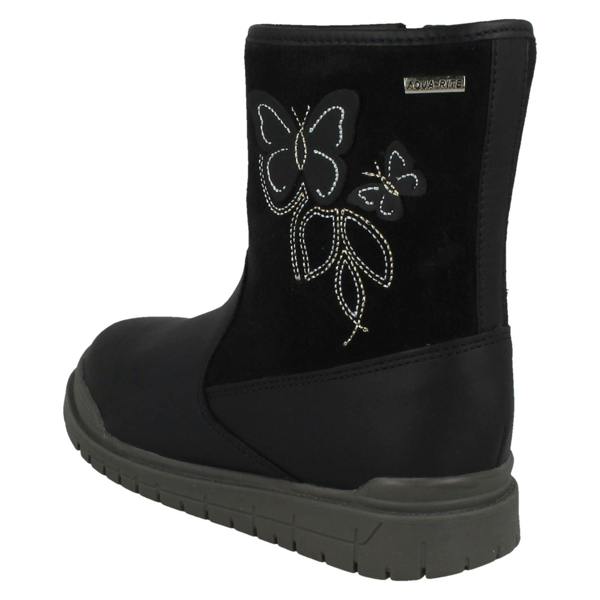 Start-rite Girls Startrite Aqua-Rite Butterfly Detailed Boots Tidal