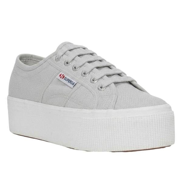 Superga Unisex Adult 2790 Linea Up Down Trainers - Grey Silver/Avorio - 