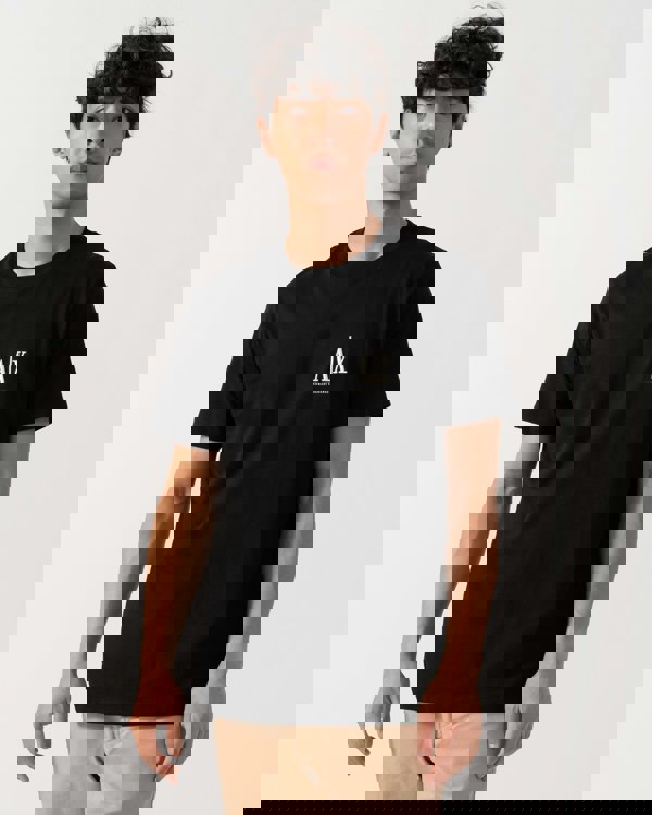 Armani Exchange Mens T-Shirt XM000365-AF12308 - Black UC001