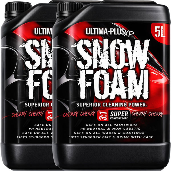 Ultima Plus XP Ultima-Plus XP Snow Foam Car Shampoo pH Neutral Wash - Super Thick Foam Pre-Wash - Cherry Fragrance 20L