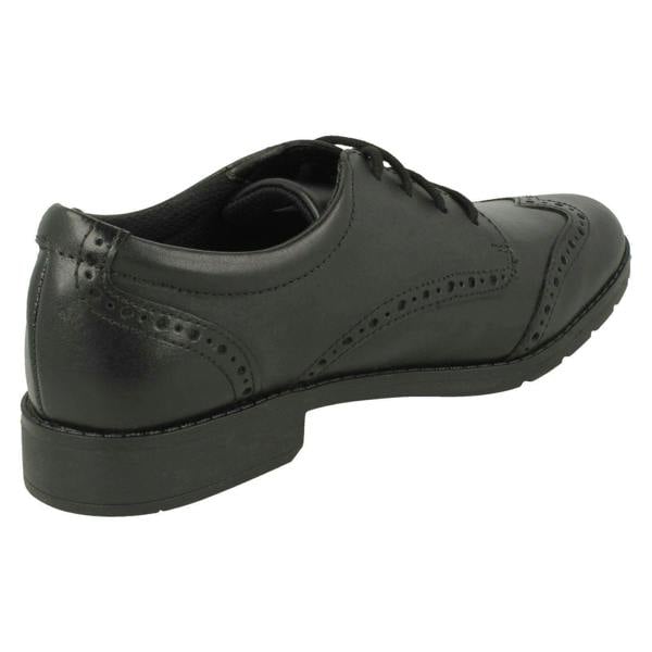 Clarks Girls Clarks Lace Up Brogue School Shoes Aubrie Craft Y