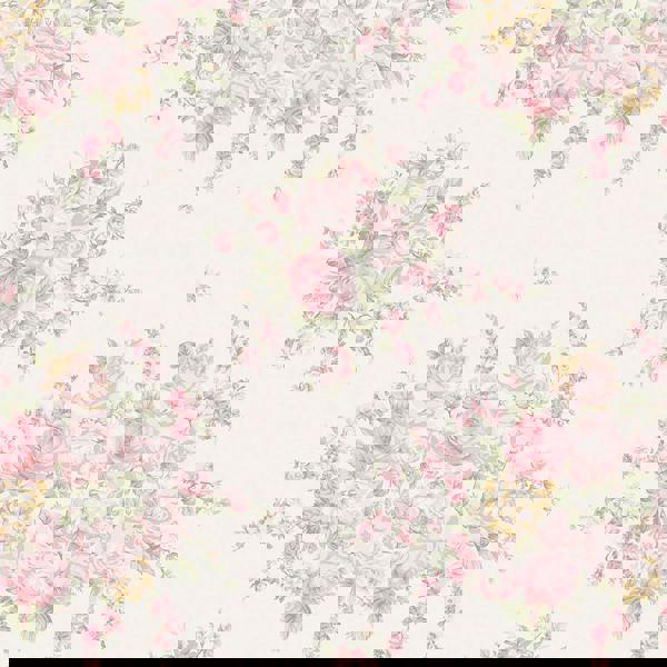 Shabby Chic Rachel Ashwell Rose Blossom Pink Wallpaper | Multi
