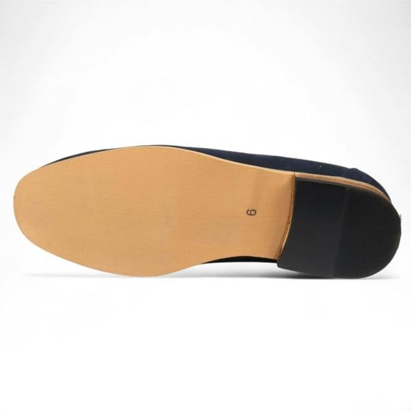 Dolcetto Men's Suede Loafers Lightweight Slip-On Casual Shoes