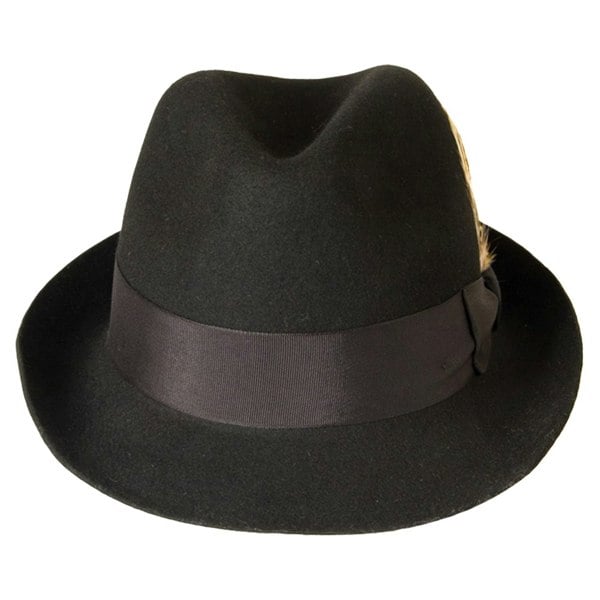 Gamble & Gunn Black 'Kempton' Fedora