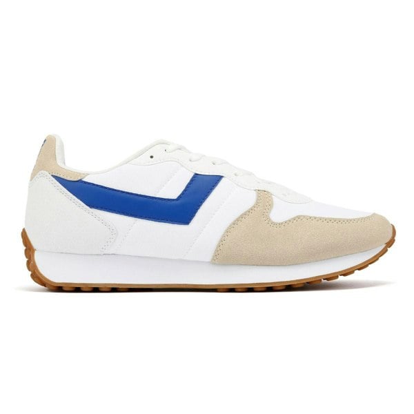 Pony Express White/Electric Blue Trainers