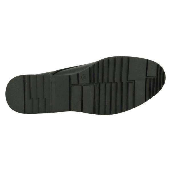 Spot On Ladies Spot On Lace Up Chunky Sole Shoes F90095