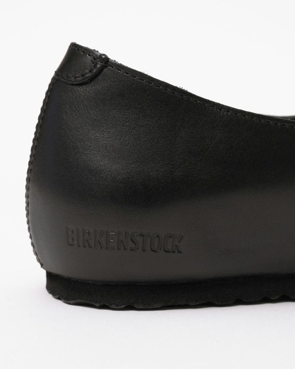 Birkenstock Santa Clarita Leather Womens Shoes - Black