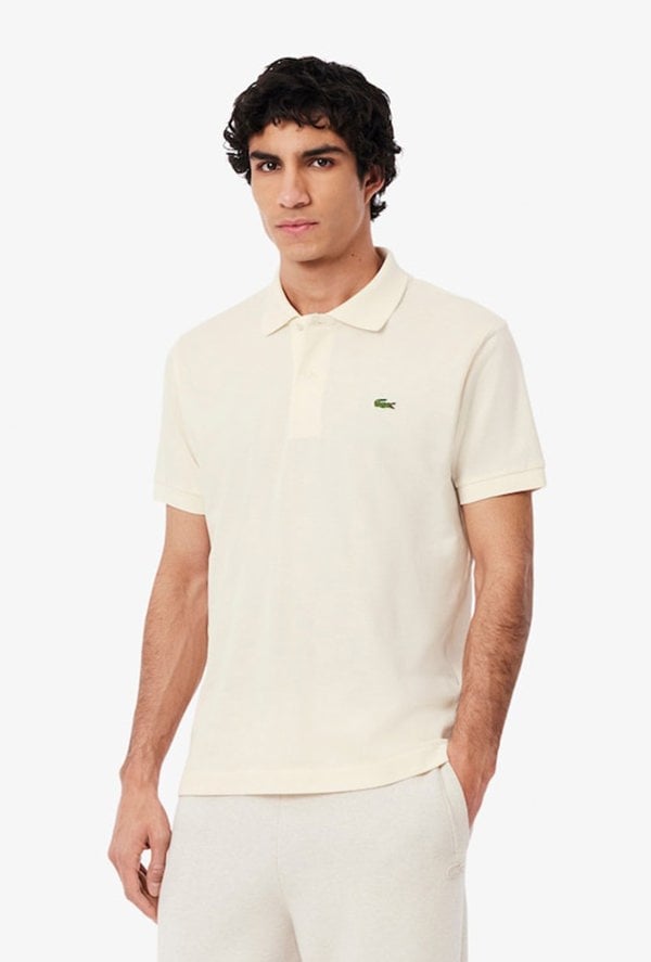 Lacoste Men's Classic Fit L.12.12 Original Polo Shirt - Cream