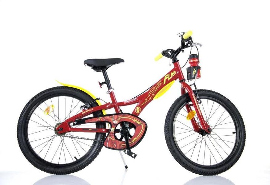 Dino Bikes Dino Flash Kids 20" Wheel Bike - Red/Yellow