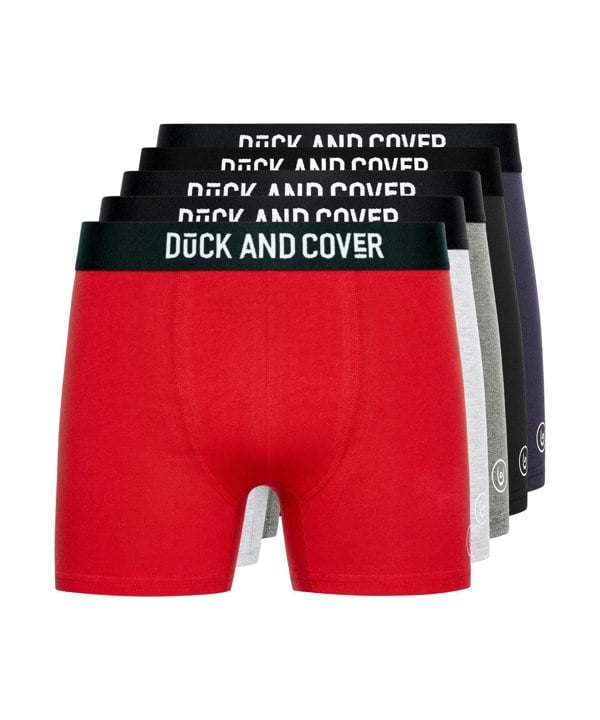 Duck and Cover Mulbers Boxers 5pk Assorted