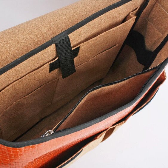SVNX Upcycled Large Messenger Laptop Bag