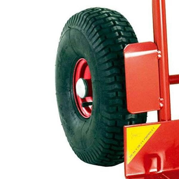 LiftMate Heavy Duty Sack Truck for Rough Terrain, Hand Trolley with Extra Large Plate & Pneumatic Wheels, 400kg Capacity