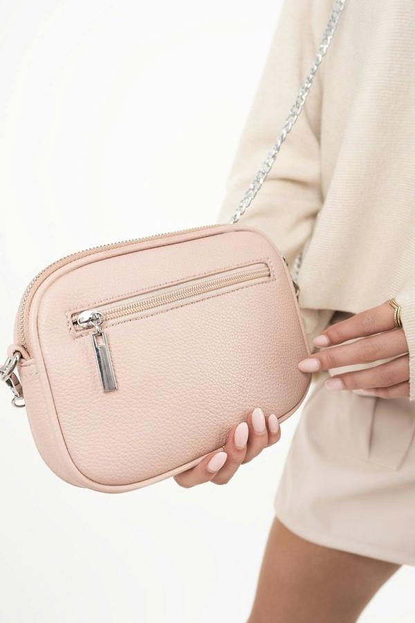 Jinaya Mini Shoulder Bag With Bee Detail - Pink