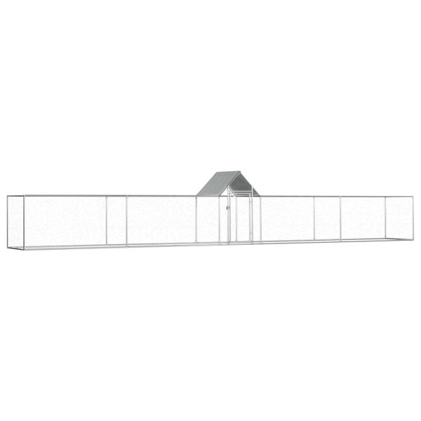 Berkfield Chicken Coop 9x1x1.5 m Galvanised Steel