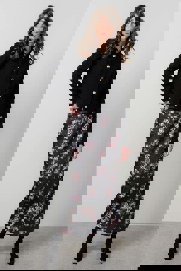 Lily & Me Chestnut Knitted Jacket Black