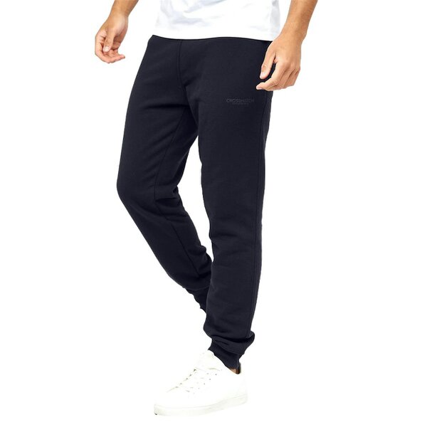 Crosshatch Mens Mayview Jogging Bottoms (Pack of 3) - Black/Charcoal/Navy