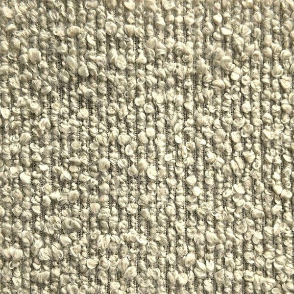 Luxury Living Boucle Fabric Square Ottoman Footstool with Storage - Beige