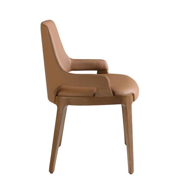 Angel Cerdá Brown Leatherette Chair 4136