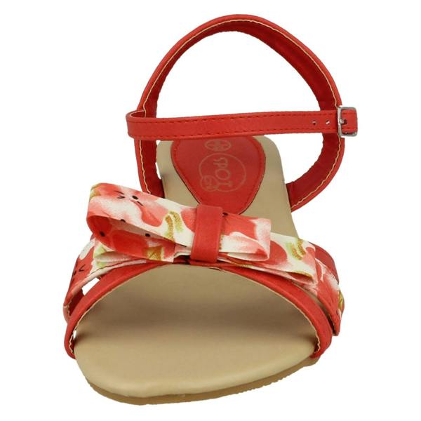 Spot On Girls Spot On Summer Bow Front Sandals