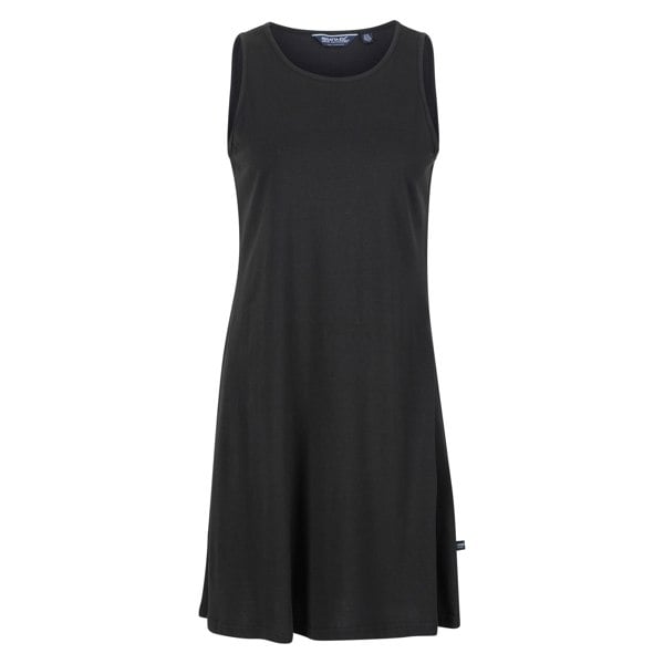 Regatta Womens/Ladies Kaimana Plain Swing Dress - Black