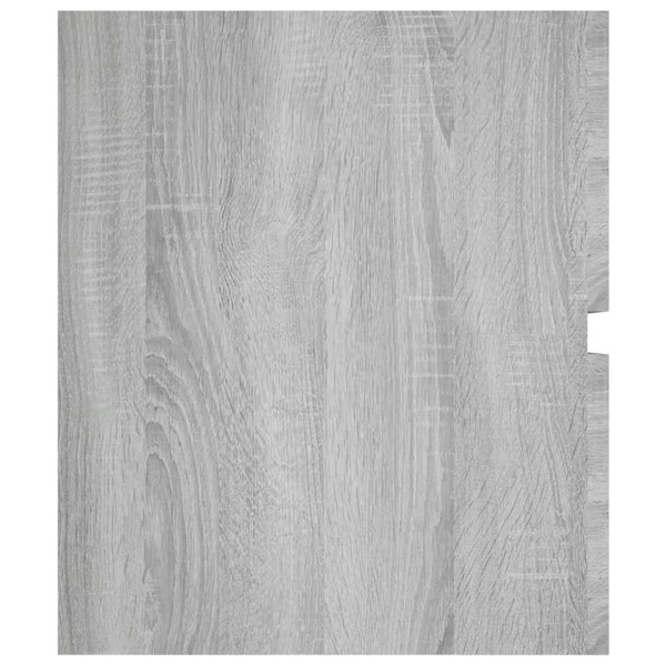 Berkfield Sink Cabinet Grey Sonoma 100x38.5x45 cm Engineered Wood