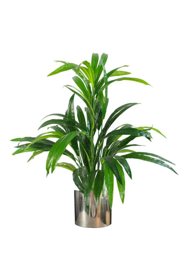 Dyzi 65cm Artificial Plant with Realistic Foliage in Metal Planter