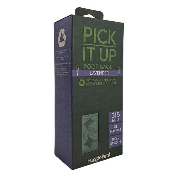 HugglePets Pick It Up Lavender Dog Poop Bags