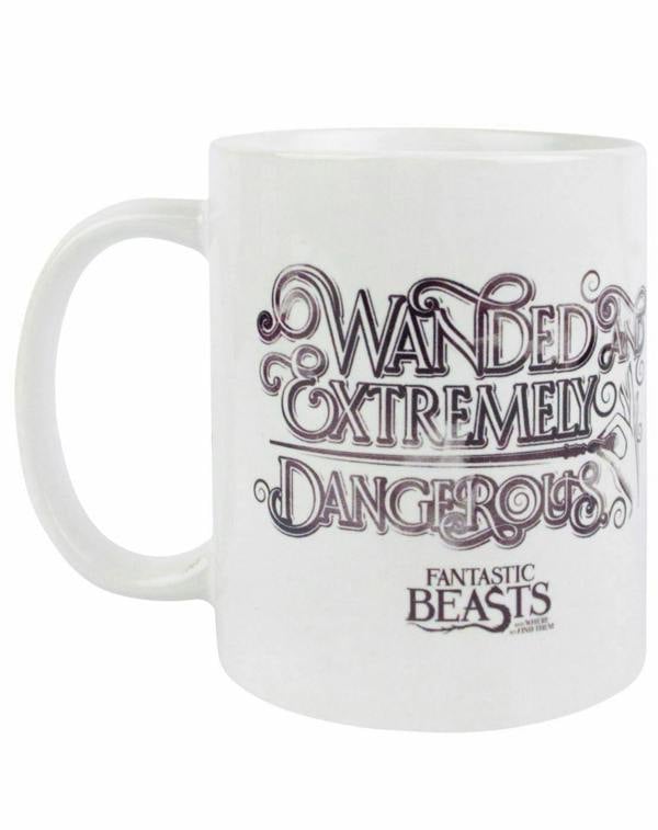Vanilla Underground Fantastic Beasts And Where To Find Them Unisex White Slogan Print Standard Mug (One Size)