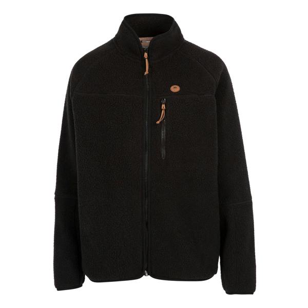 Trespass Womens/Ladies Quake Leather Trim Fleece Jacket - Black - 