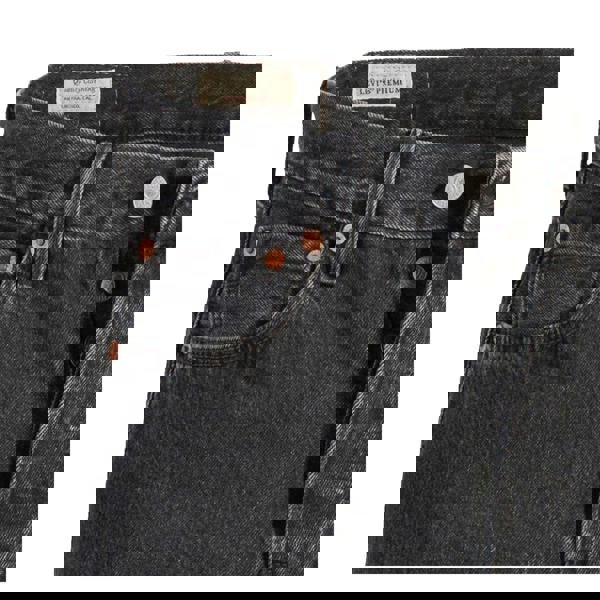 Levis Mens 501 Original Crash Courses Jeans - Grey - 