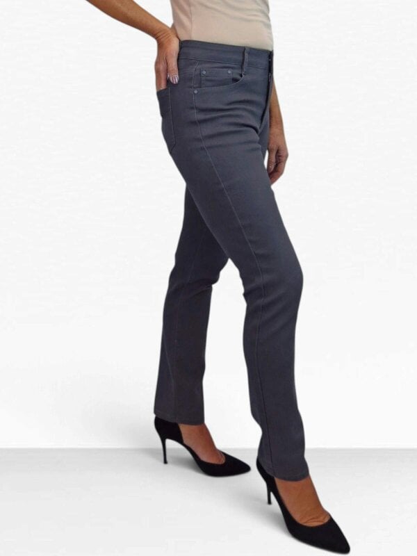Paulo Due Women's High Waist Soft Stretch Slim Tapered Jeans